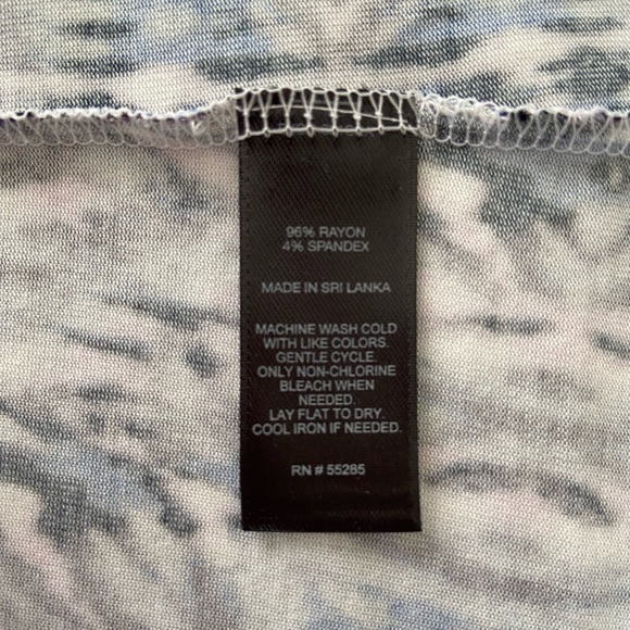 Express Smocked Bodice Maxi Dress Blue Purple Stretch Comfy Boho Off Shoulder S - Picture 16 of 16